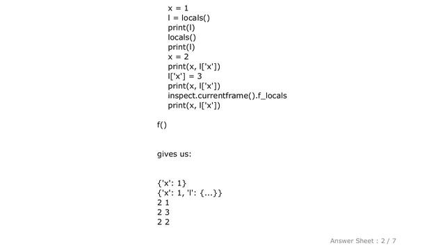 PYTHON : What's the difference between globals(), locals(), and vars()? смотреть онлайн