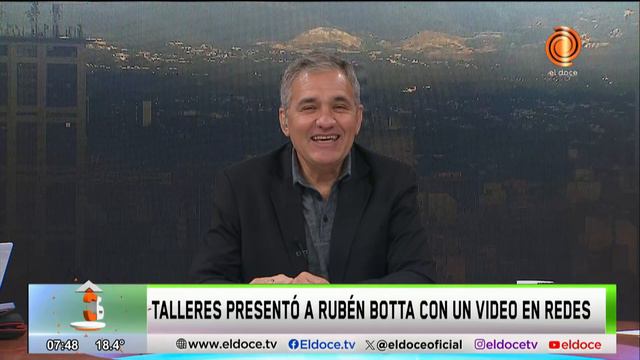 Talleres presentó a Rubén Botta con un video en redes смотреть онлайн