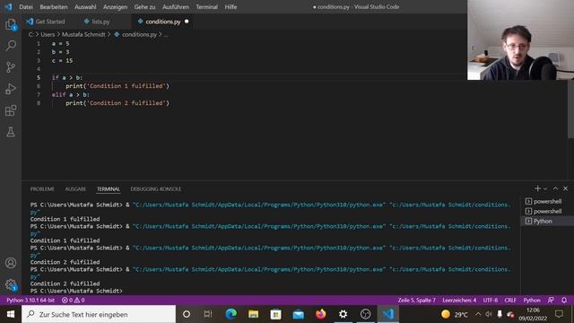 Python Tutorial 4: If Conditions смотреть онлайн