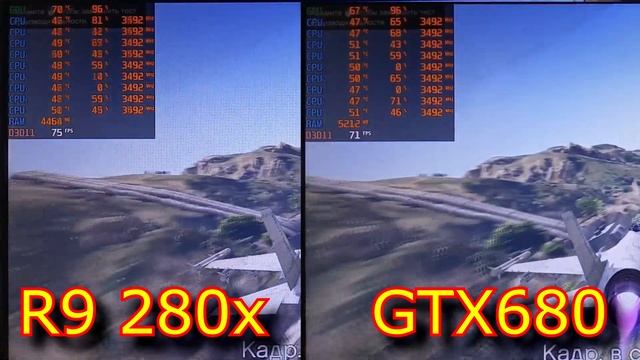 GTX680 Vs R9 280X(озвучка)