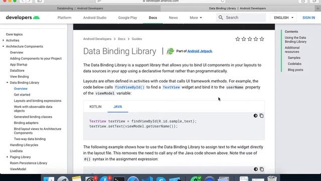 Android Data Binding Introduction смотреть онлайн