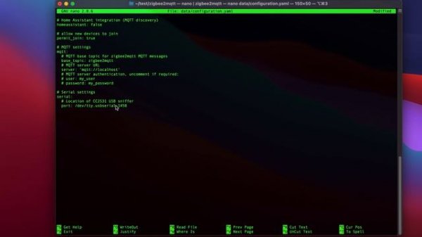 Первичная настройка Zigbee стика и zigbee2mqtt под Mac OS и Linux
