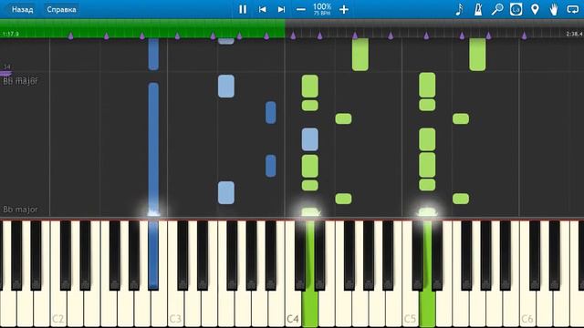 Christina Perri - A Thousand Years (OST Twilight Saga) [Piano Tutorial] Synthesia смотреть онлайн