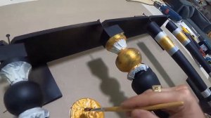 Покраска балясин, ножек своими руками DIY