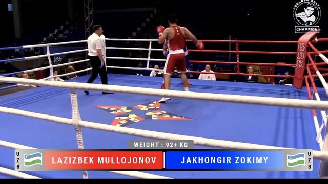 Jakhongir Zokirov (UZB) vs. Lazizbek Mullojonov (UZB) Golden Belt Tournament 2022 Final (92+kg) смотреть онлайн