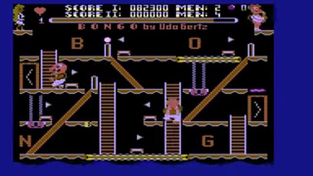 RoePipi scores at Bongo (Commodore 16, YAPE emulator) смотреть онлайн