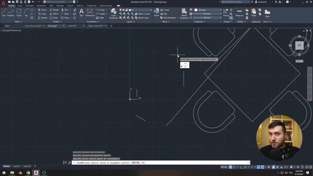 #No_Problem_O - AutoCAD 21 PODSTAWY - #7 - Align смотреть онлайн