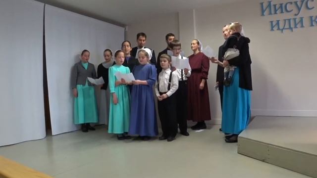 #88 Акапельное, семейное пение Меннонитов. Mennonite family singing. смотреть онлайн