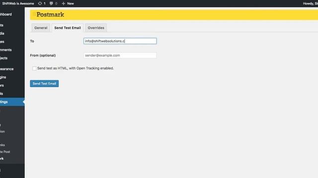 Step 7 - Send Test Email from Postmark in WP смотреть онлайн