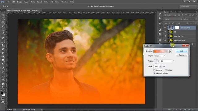 Color Grading Effects || Photoshop Tutorial || Using Camera Raw Filter
