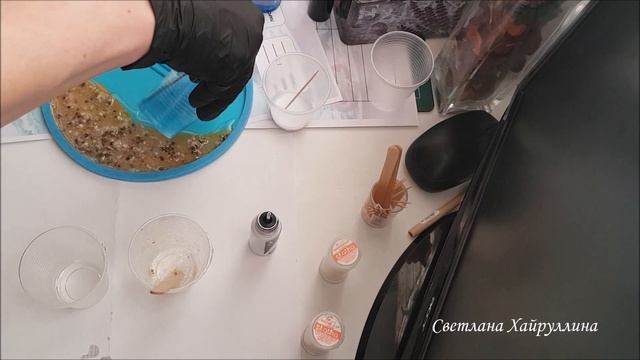 Эпоксидная смола.Морское панно. смотреть онлайн
