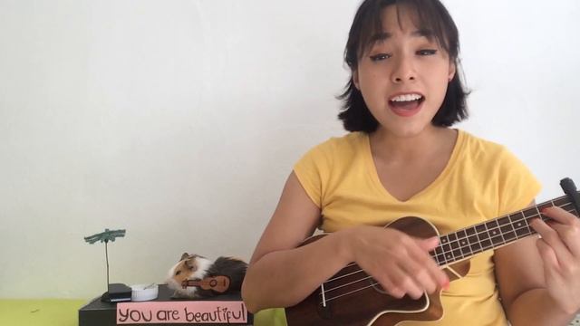 Beautiful - Christina Aguilera (ukulele cover) смотреть онлайн