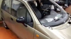 Установка лобового стекла Daewoo Matiz