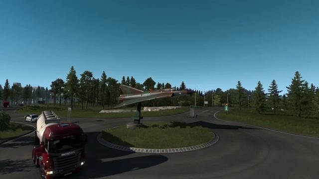 Euro Truck Simulator 2 (Beyond the Baltic Sea) - Exploring Landmarks and other Cool New things смотреть онлайн