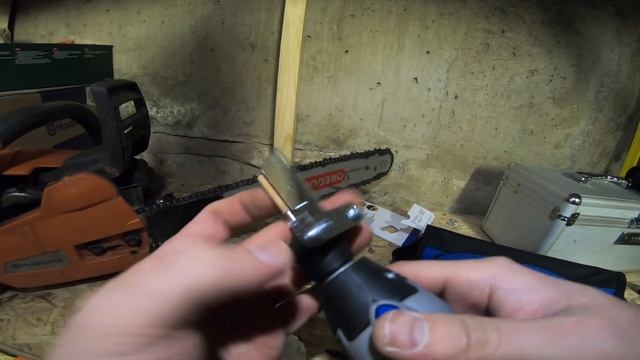 Заточка цепи Dremel 4000 + приставка Dremel (1453)