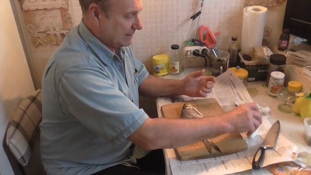 Как жарить костлявую рыбу. смотреть онлайн