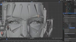 Риггинг лица в Blender с помощью аддона Rigify.