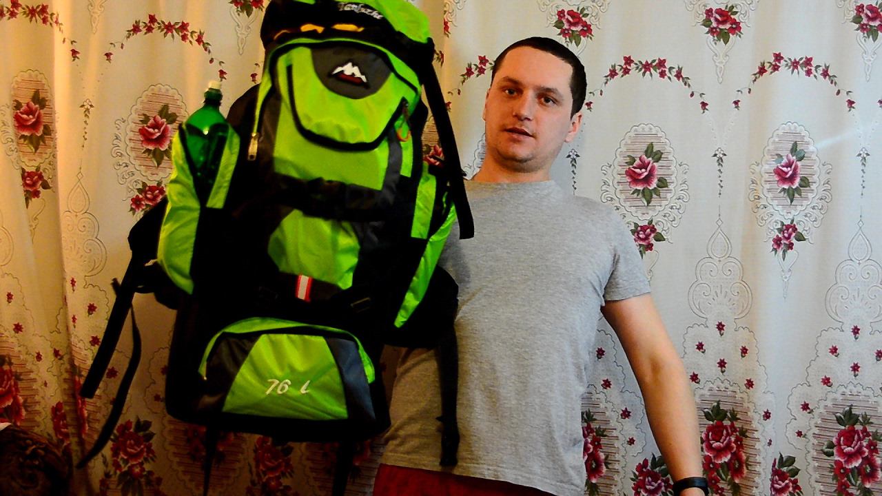 Походный Туристический Рюкзак 75 литров с Алиекспресс смотреть онлайн