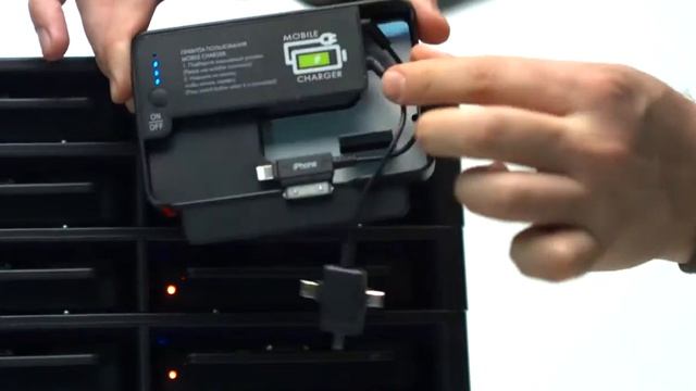Зарядная станция на 12 переносных устройств MOBILE CHARGER смотреть онлайн