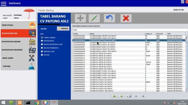 SIP (Sistem Informasi Produksi) | Java Swing - MySql смотреть онлайн