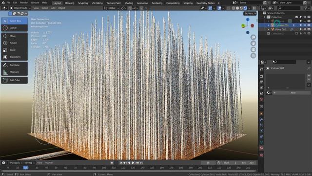 Blender Tutorial - Hair particle art idea смотреть онлайн