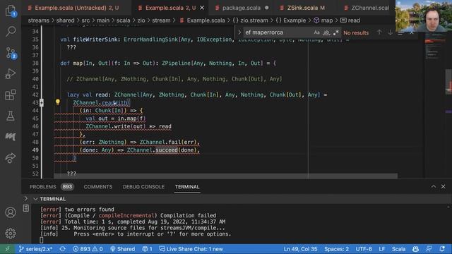 Zymposium - ZIO Streams Part 2 (Using Channels) смотреть онлайн