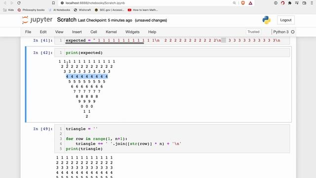 Codewars - Python - Upturn Numeral Triangle смотреть онлайн