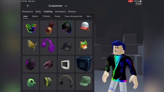 Customizing a ninja ? avatar (Cartoony Rainbow) (ROBLOX) смотреть онлайн