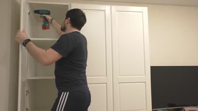 Полная сборка шкафа PAX ПАКС из ИКЕА. смотреть онлайн