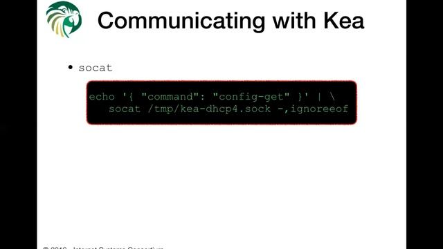 Using the Kea Configuration Backend смотреть онлайн