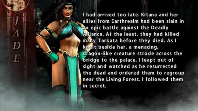 Mortal Kombat Deception - Playstation 2 & Xbox & GameCube - Jade - Biography - Part 1 смотреть онлайн