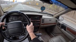 ТЕСТ ДРАЙВ 28 ЛЕТНЕГО ДЖИП ГРАНД ЧИРОКИ ЛИМИТЕД(4.0 180 Л.С.)ОБЗОР/ВОЖДЕНИЕ ОТ ПЕРВОГО ЛИЦА