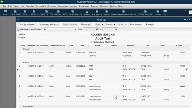 QuickBooks Audit Trail As Security Accounting Proceedures смотреть онлайн