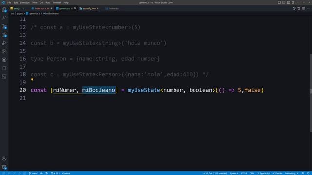 Genericos en Typescript y ejemplo practivo con react смотреть онлайн