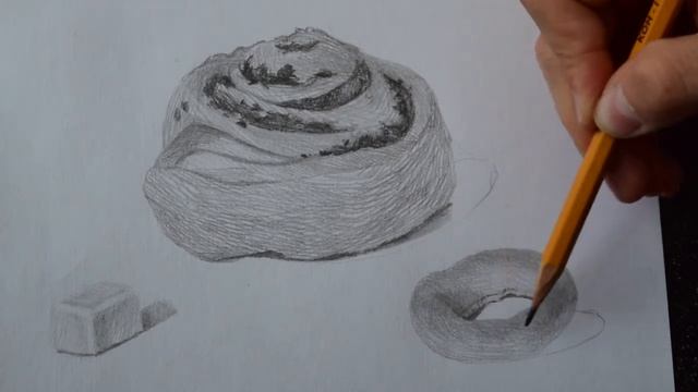 КАК НАРИСОВАТЬ БУЛКУ С МАКОМ КАРАНДАШОМ смотреть онлайн