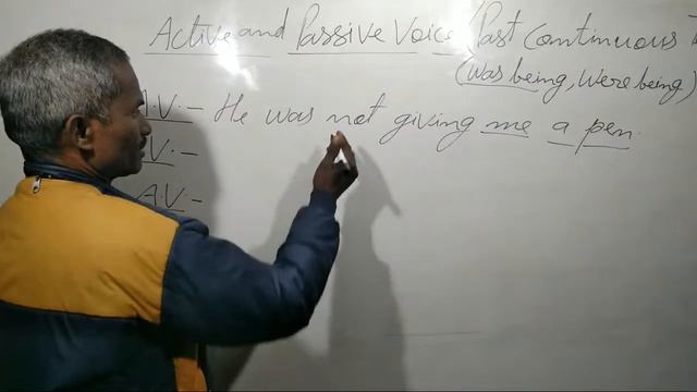 Active and Passive Voice Past Continuous Tense Live Class . смотреть онлайн