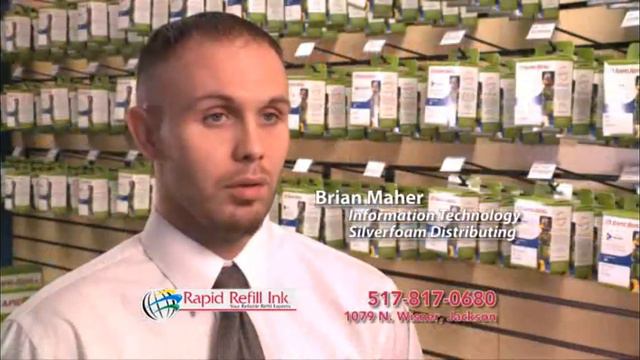 Rapid Refill Ink, Jackson, Michigan, Silverfoam Testimonial смотреть онлайн