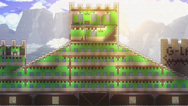 Town from One Piece built in Terraria.. смотреть онлайн
