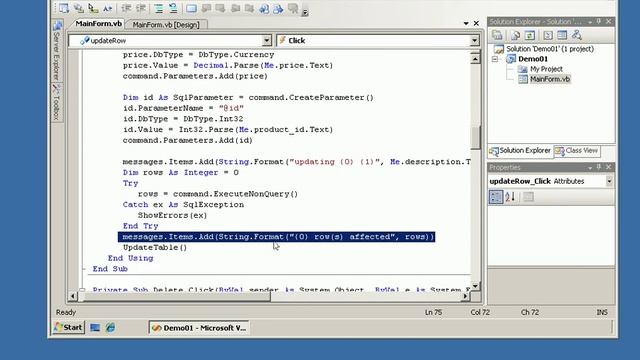 Insertar, Borrar y Actualizar datos utilizando ADO.Net 3.5 смотреть онлайн