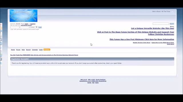 How to Register with The Affiliate Link Friendly Christian Business Network Forum at GodsBusinessWa смотреть онлайн