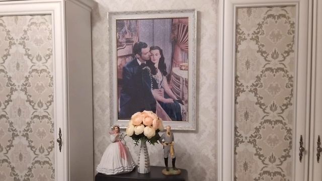 Унесённые ветром Скарлетт О'Хара и Ретт Батлер Картина из пазлов / Gone With The Wind смотреть онлайн