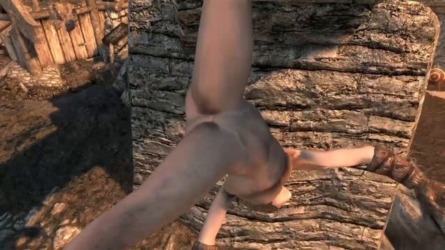 Skyrim weird modded ragdoll смотреть онлайн