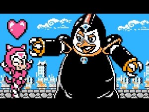 Samurai Pizza Cats (NES) Все боссы без урона.