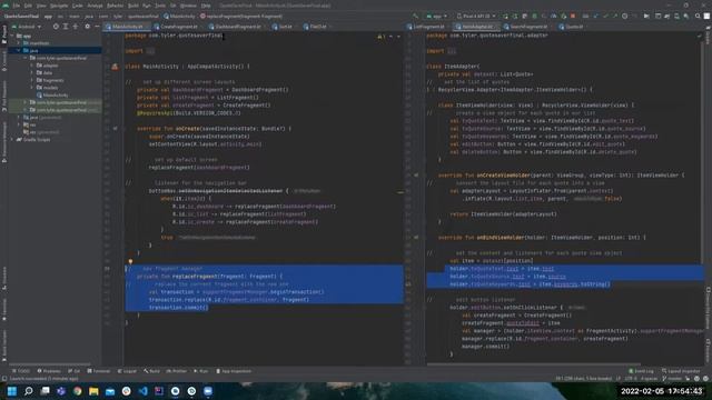 Quote Saver - Mobile App - Android Studio + Kotlin смотреть онлайн