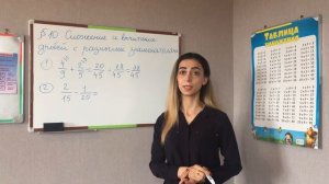 СЛОЖЕНИЕ И ВЫЧИТАНИЕ ДРОБЕЙ С РАЗНЫМИ ЗНАМЕНАТЕЛЯМИ #6КЛАСС