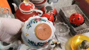 Новый ПОХОД в СЕКОНД-ХЕНД в ГЕРМАНИИ! ПОСУДА, ФАРФОР, КЕРАМИКА! Винтаж! Оля ретро