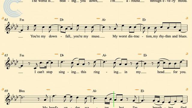 Flute - All of Me - John Legend - Sheet Music, Chords, & Vocals смотреть онлайн