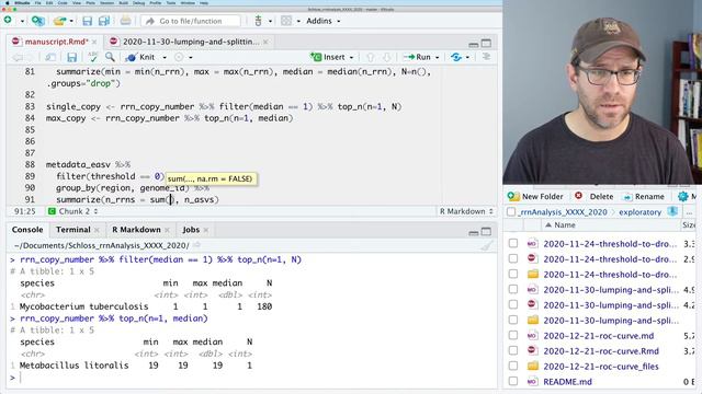 Inline R code in R Markdown documents to improve transparency in scientific manuscripts (CC062) смотреть онлайн