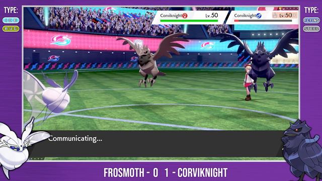 MetroMania Season 7 Heat 2 | Frosmoth vs Corviknight | Pokemon Sword & Shield Metronome Battle [4K] смотреть онлайн