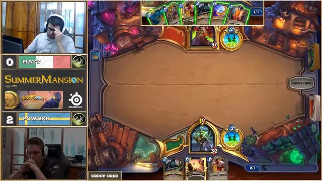 Hearthstone Summer Mansion - Powder vs Matt смотреть онлайн